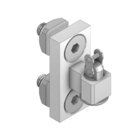 MODULAR SOLUTIONS DOOR PART<BR>ANSI 25 ROLLER CHAIN CLAMP